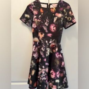 Ted baker floral, High neck dress